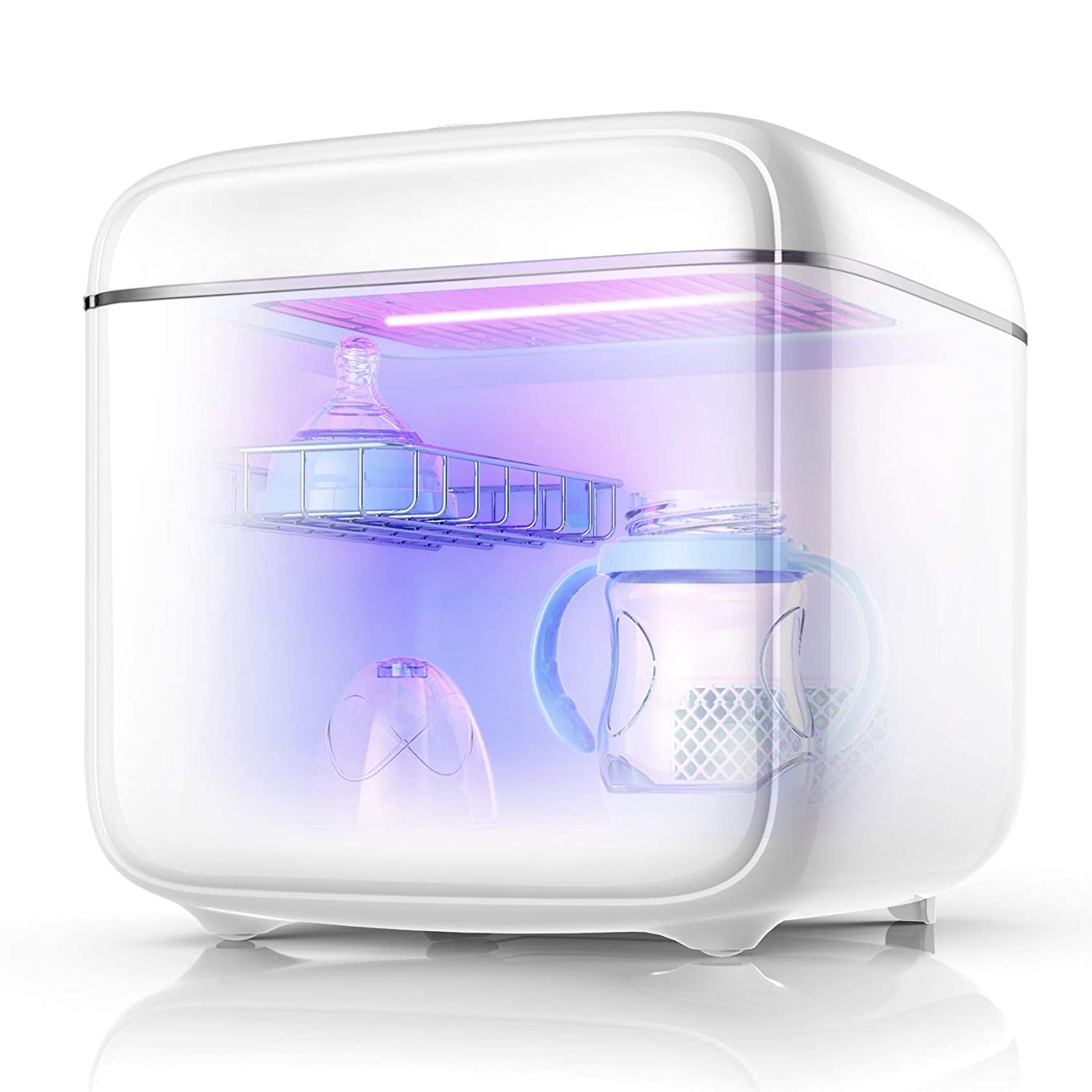 ENNVA UV Sanitizer Box Large Minimalist UV Sterilizer Box Large Capacity UV Light Sanitizer Box Ultraviolet Disinfection Cabinet for San並行輸入